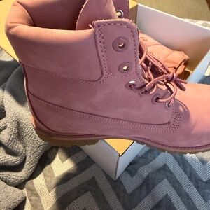Timberland Pink Ankle Boots for Women